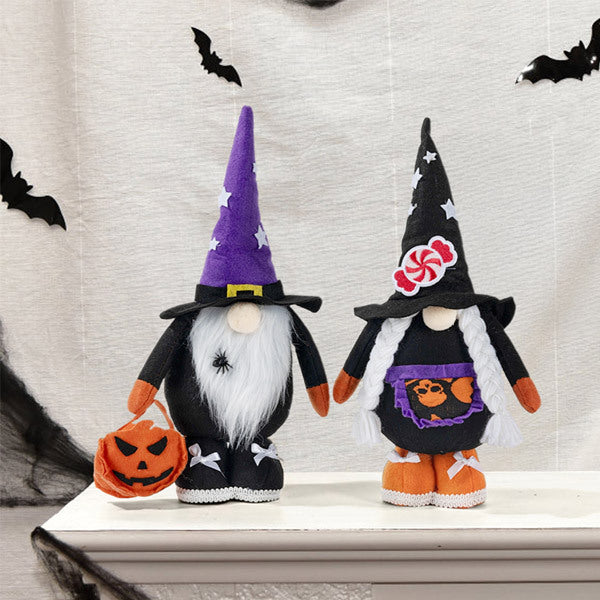 Livingandhome faceless Halloween gnome plush set 34cm, imported from the UK
