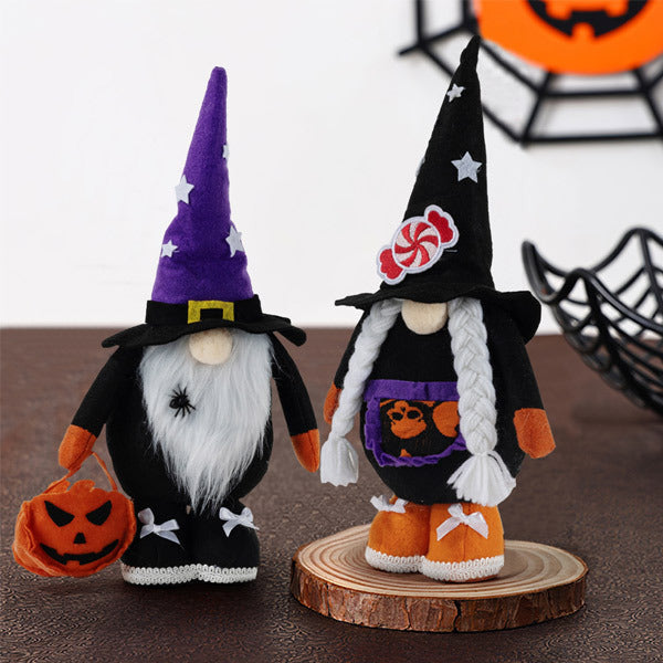 Livingandhome faceless Halloween gnome plush set 34cm, imported from the UK