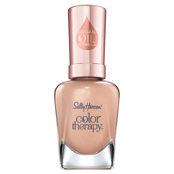 Sally Hansen Colour Therapy Nail Polish - Powder Room Make Up & Beauty Accessories Superdrug Re-Nude  