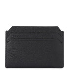 Santoni textured leather card holder with 6 slots, imported from the UK