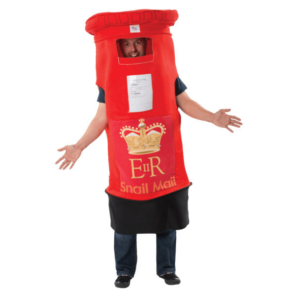 Orion Costumes Adult Postbox Fancy Dress GOODS Superdrug   