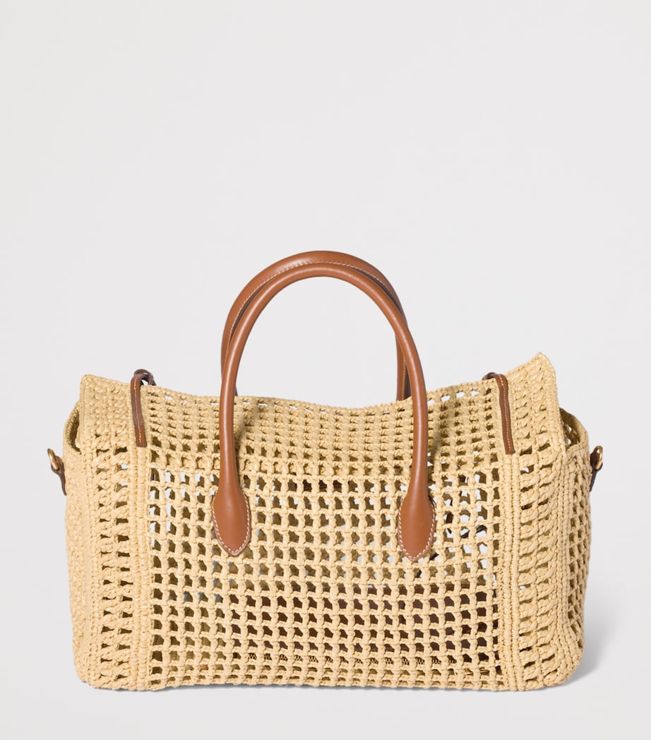 Miu Miu raffia top-handle handbag, imported from the UK