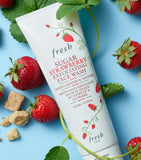 Fresh sugar strawberry exfoliating face wash 125ml - British product