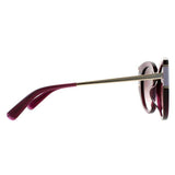 Salvatore Ferragamo purple gradient cat eye sunglasses, imported from the UK