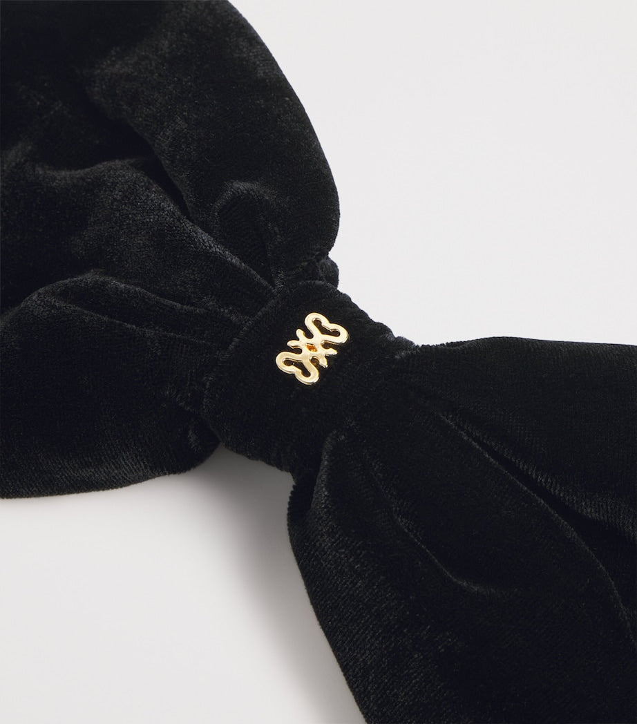 Sandro Paris velvet bow hair clip (British brand)