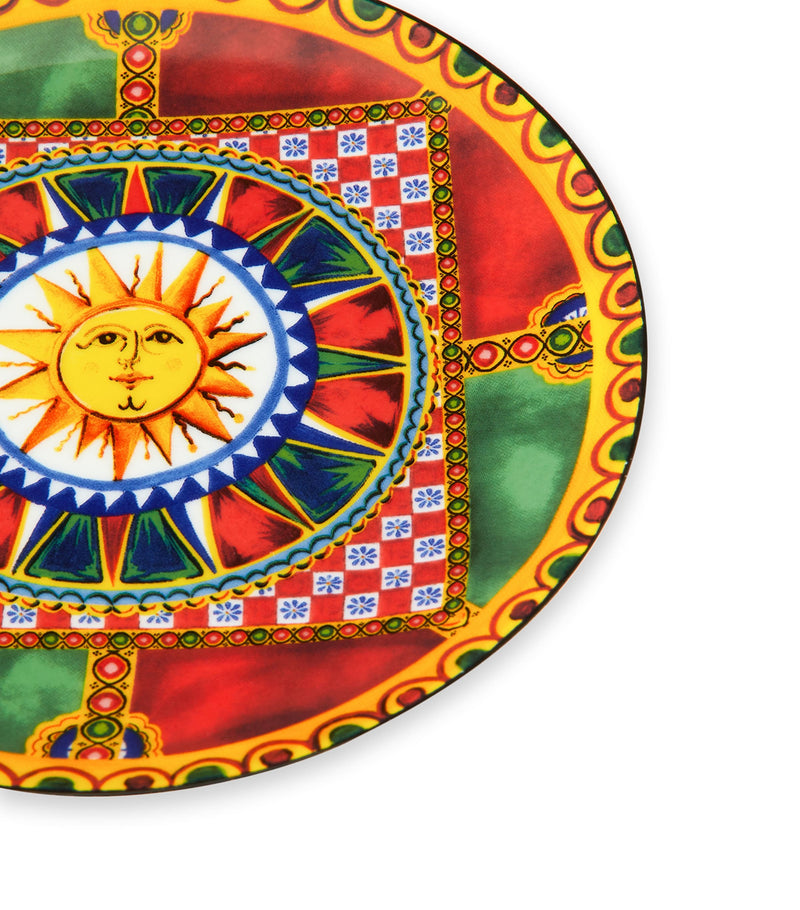 Dolce&Gabbana Casa Carretto Plates set of 2 17cm - British product