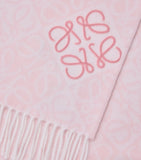 LOEWE Wool-Cashmere Anagram Scarf, imported from the UK