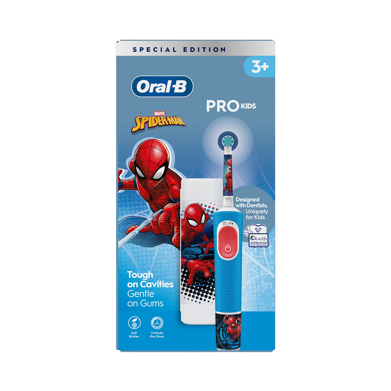 Oral-B Pro Kids electric toothbrush Marvel Spider-Man, UK version