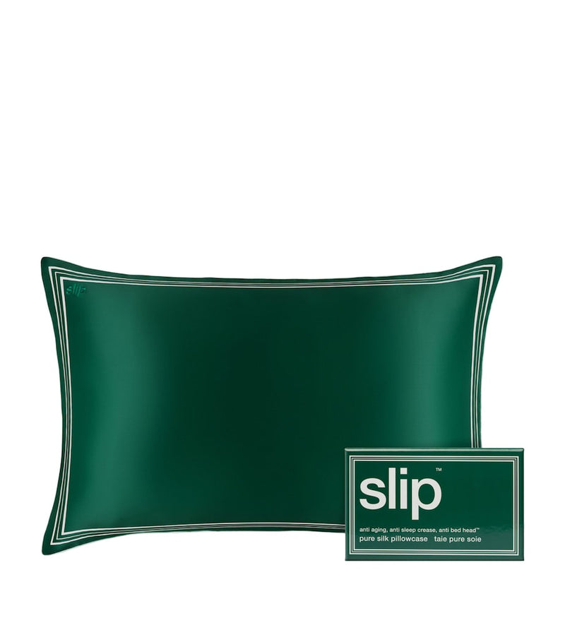 Slip mulberry silk queen pillowcase 51cm x 76cm, imported from the UK