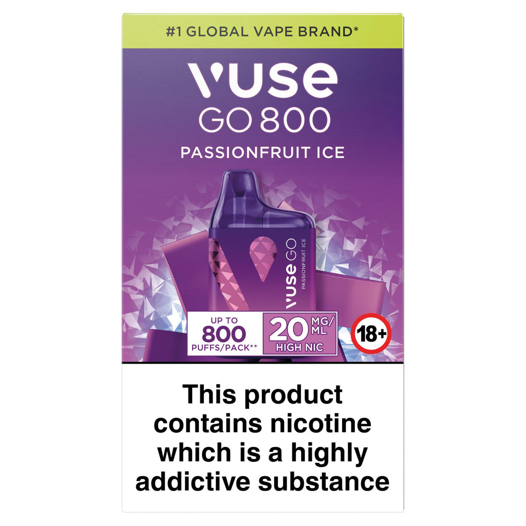 Vuse Go 800 Passionfruit Ice 20mg