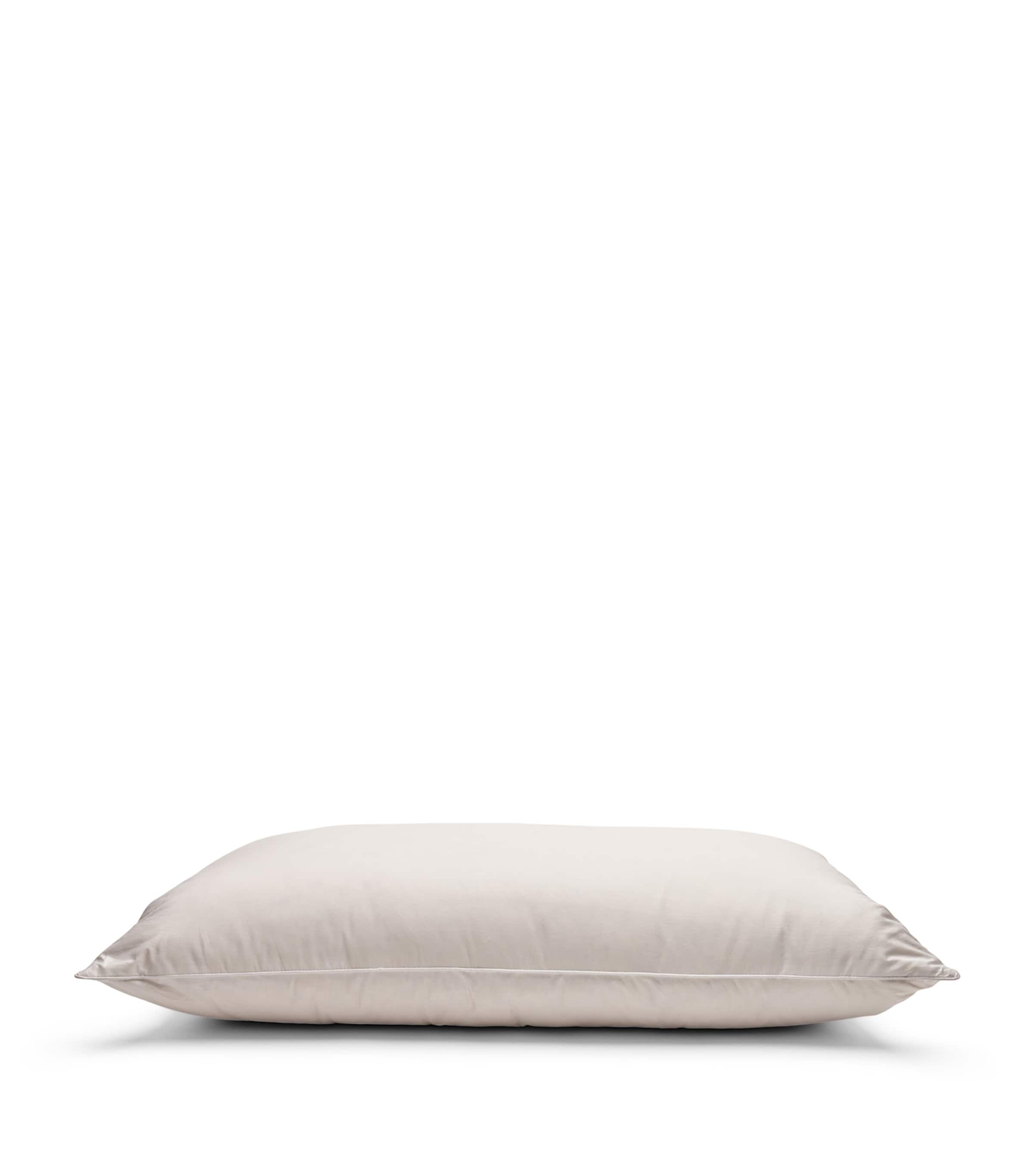 Vispring cotton down-filled pillow 90cm x 50cm (British brand)