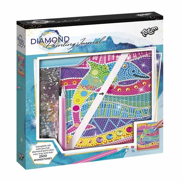 Totum Diamond Notebook Dolphin craft kit, UK version