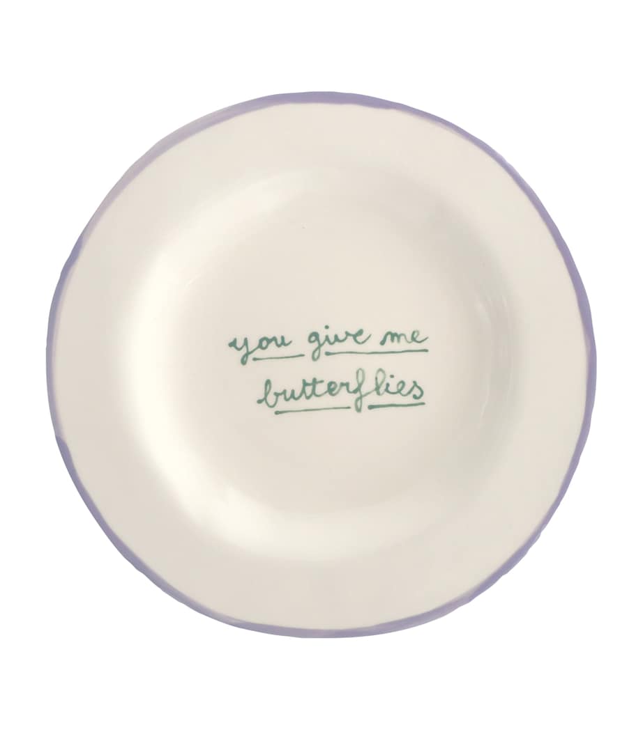 Laetitia Rouget You Give Me Butterflies dessert plate 22cm, UK version