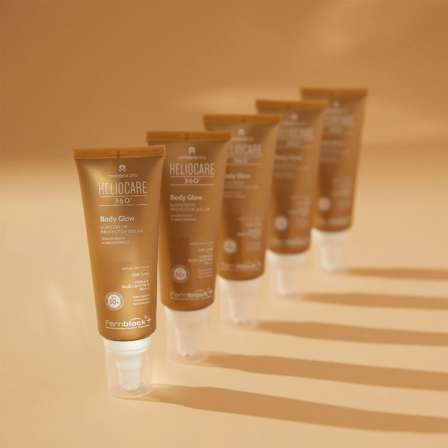 Heliocare sunscreen 360 Body Glow SPF50+ 100ml, imported from the UK