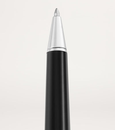Harrods Luxury Ballpoint Pen with Black Composite and Palladium Accents, 14cm Height- Online bei McGrocer kaufen