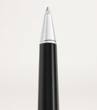 Cartier Santos de Cartier ballpoint pen with black composite and palladium accents, 14cm height - British product
