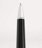 Cartier Santos de Cartier ballpoint pen with black composite and palladium accents, 14cm height - British product