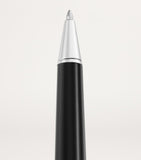 Cartier Santos de Cartier ballpoint pen with black composite and palladium accents, 14cm height - British product