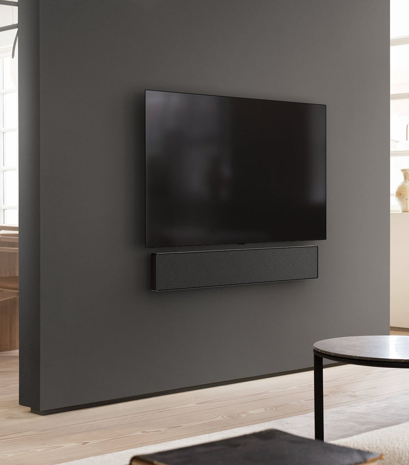 Bang & Olufsen Beosound Stage AL2 soundbar with accessories, 110cm wide - British product