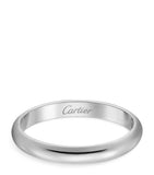 1895 platinum wedding ring - 55mm