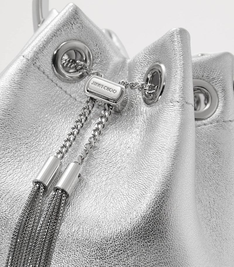 Jimmy Choo metallic Bon Bon top-handle bag (British brand)