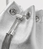 Jimmy Choo metallic Bon Bon top-handle bag (British brand)