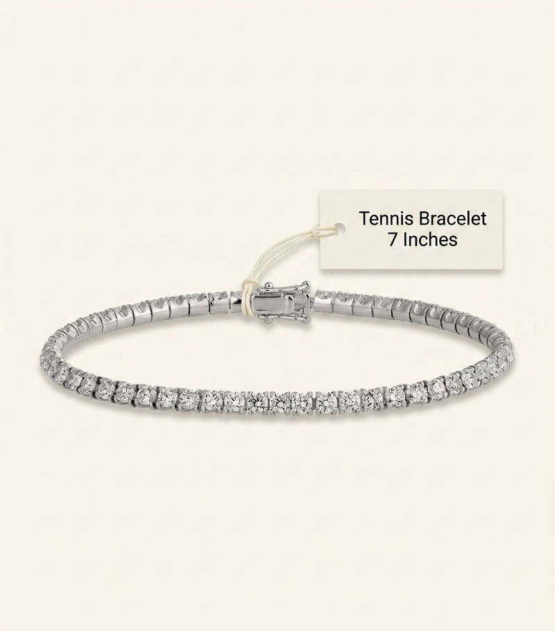 Cartier diamond bracelet 18k white gold (British brand)