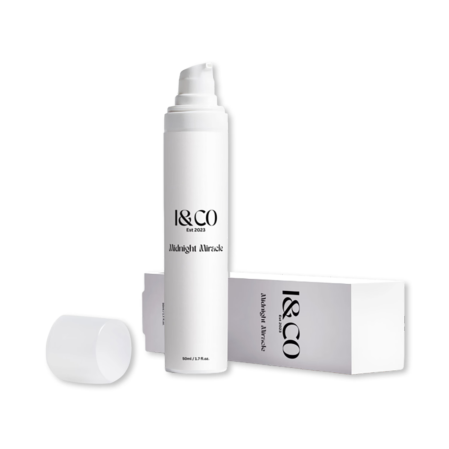 I&Co Cosmetics Midnight Miracle night cream 50ml, imported from the UK