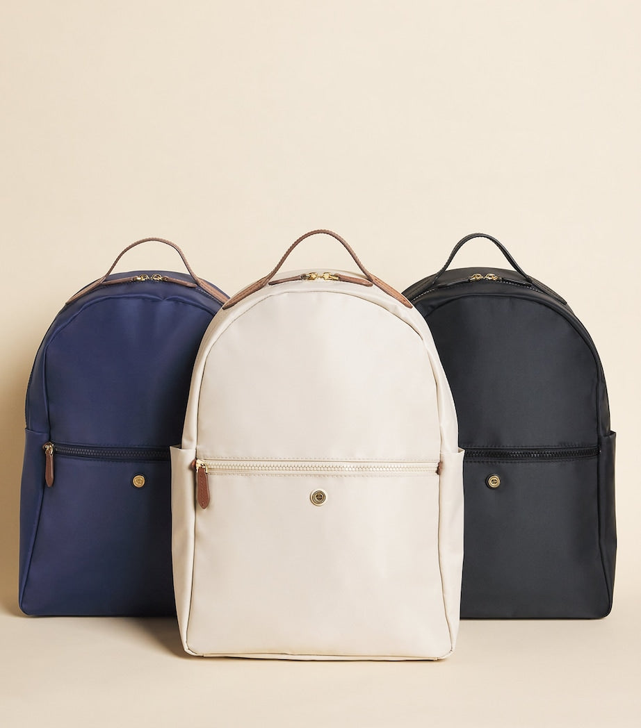 Harrods nylon backpack with gold-plated hardware, UK version