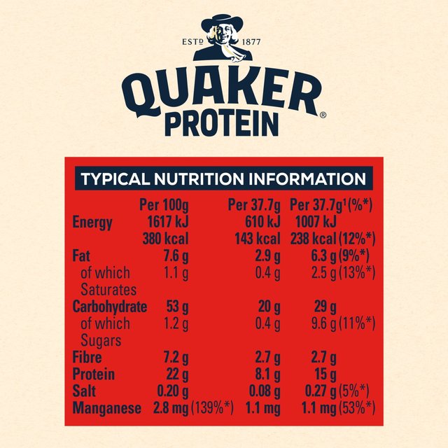 Quaker Oat So Simple Protein Original Porridge Sachets Cereal   8 per pack Cereals M&S   