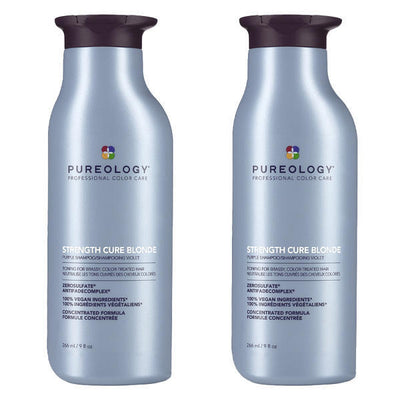 Superdrug Pureology Strength Cure Blonde Shampoo Duo 2 x 266ml- Buy online at McGrocer