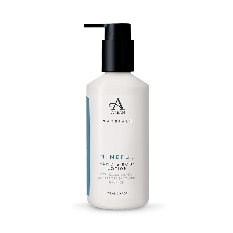 Arran Naturals Mindful Lemon & Patchouli body lotion 250ml, UK version