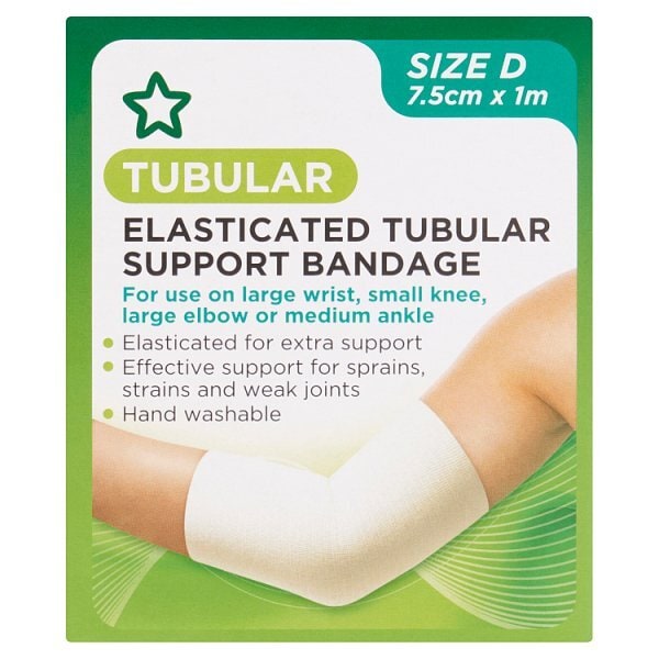 Superdrug Tubular Bandage Size D 7.5cm x 1m