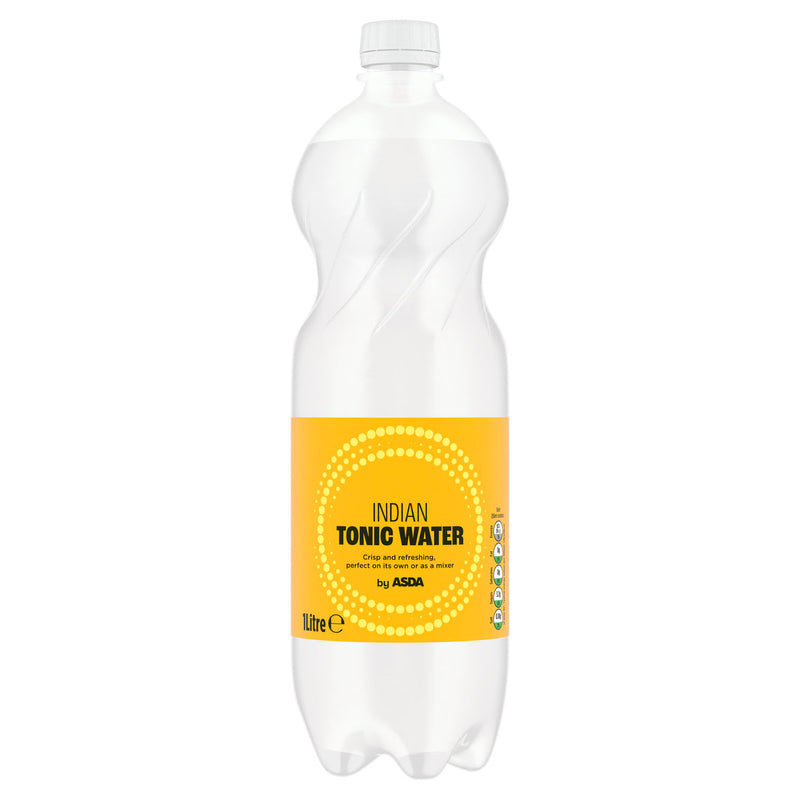 ASDA Indian tonic water 1 litre - British product