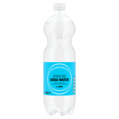 ASDA Sparkling Soda Water 1 litre - British product