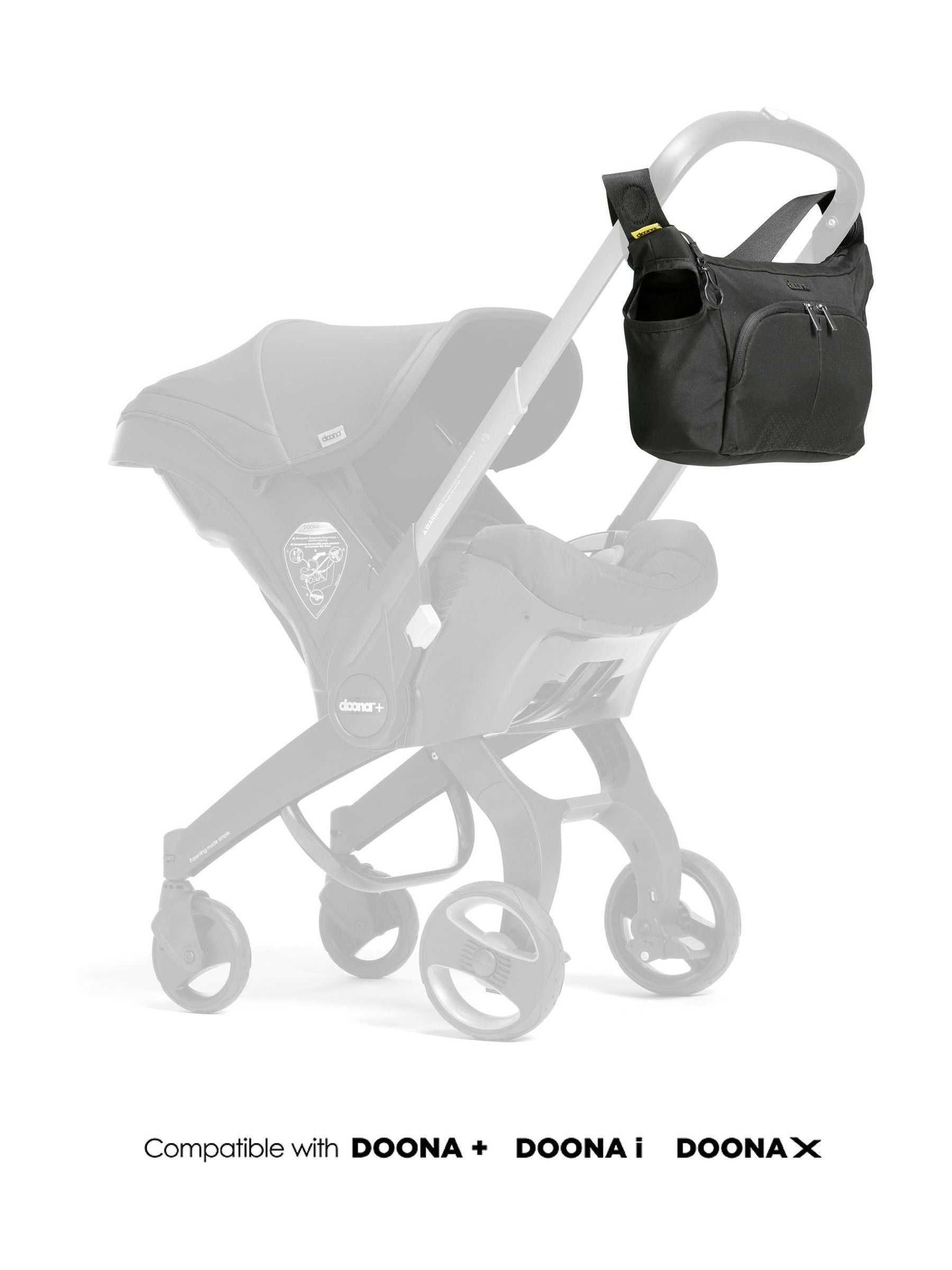 Doona Black Essential Bag storage for car seats, UK version