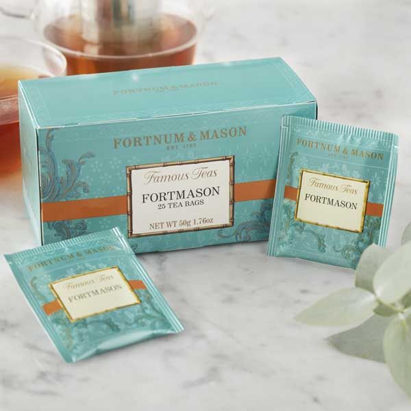 Fortnum & Mason Fortmason tea bags 50g, imported from the UK