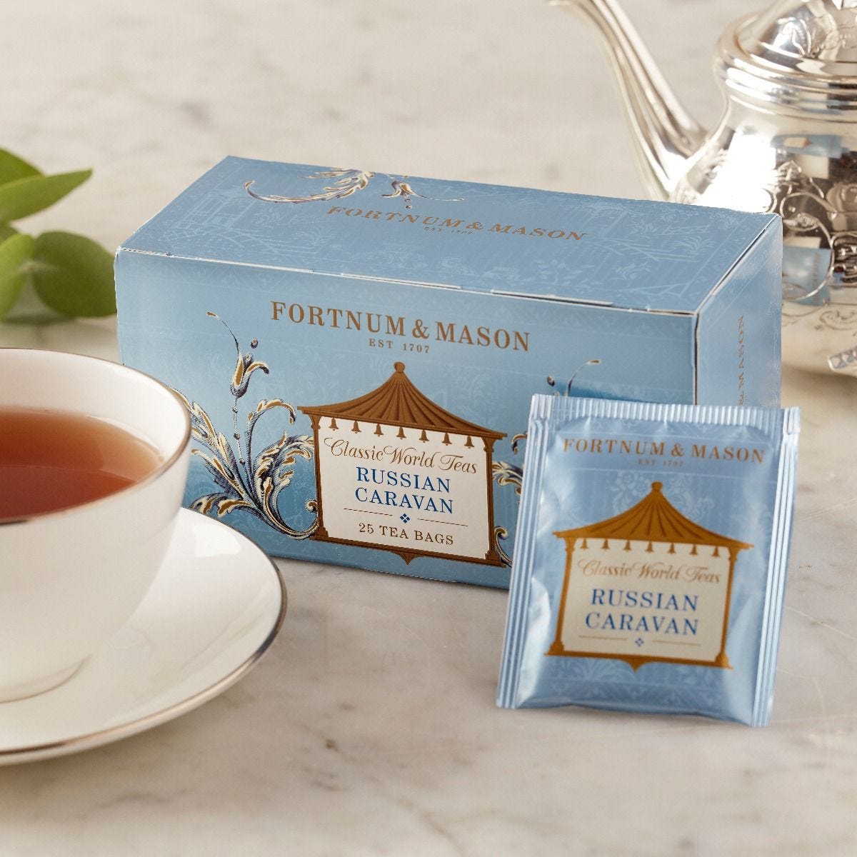 Russian Caravan tea 25 bags 50g (British brand)