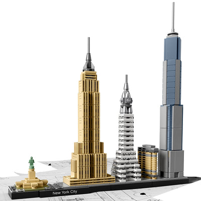 Lego LEGO New York City Skyline Architecture Building Set 598 Pieces- Buy online at McGrocer