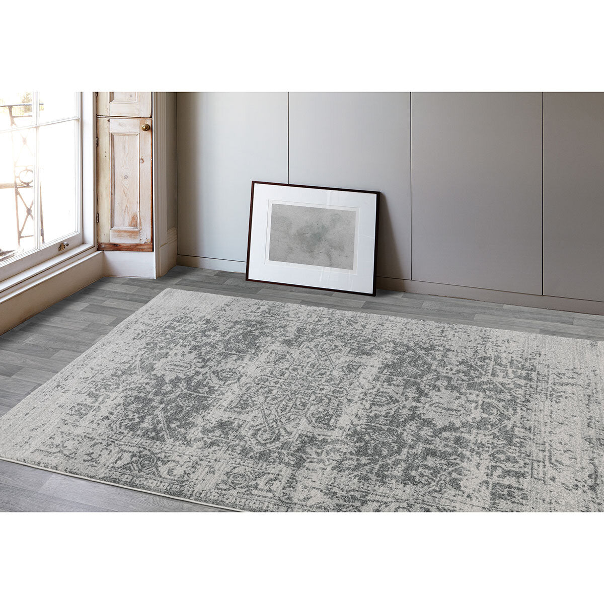 Nova Antique Grey Rug, in 2 Sizes GOODS Costco UK