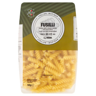 ASDA Fusilli Tørket pasta 500g