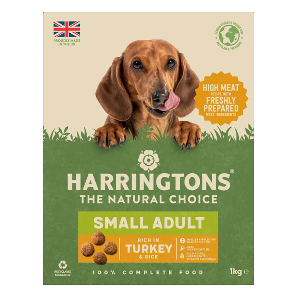 Harringtons Small Adult Dog Complete Turkey & Rice, 5 x 1kg