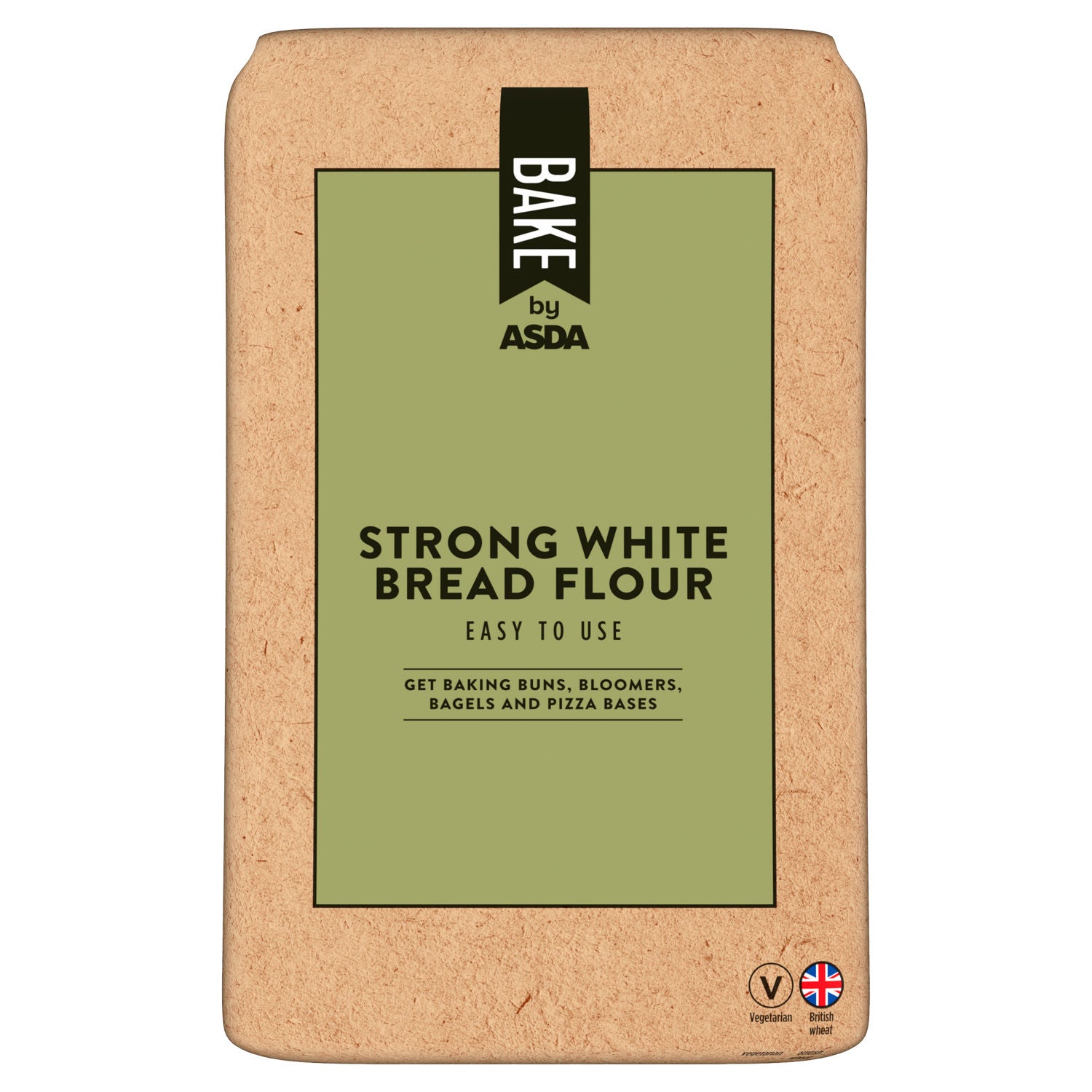 ASDA strong white bread flour 1.5kg - British product