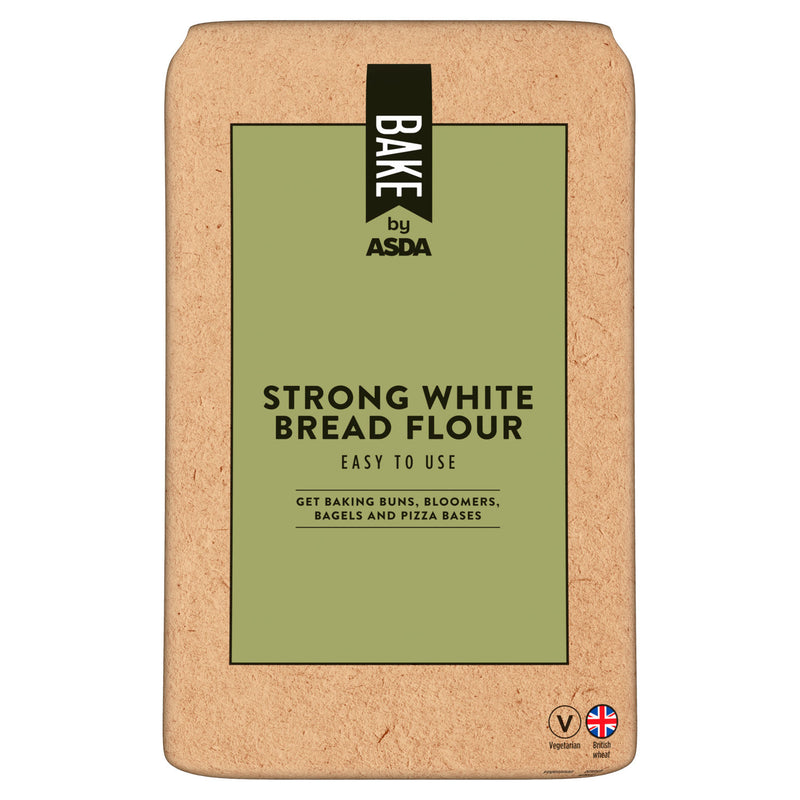 ASDA strong white bread flour 1.5kg - British product