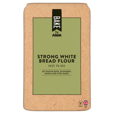 ASDA strong white bread flour 1.5kg - British product