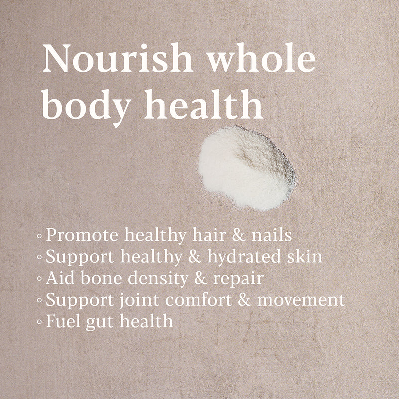 Higher Nature marine collagen powder 185g, imported from the UK