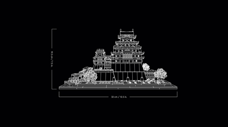 LEGO Himeji Castle Architecture model 2125 Piece, UK version
