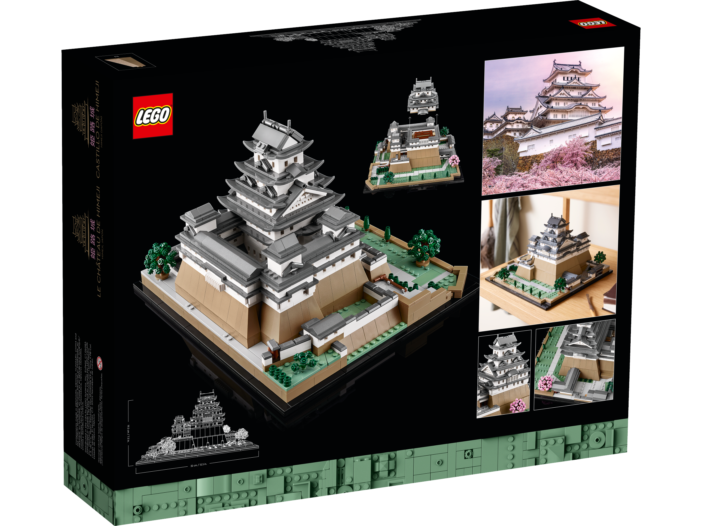 LEGO Himeji Castle Architecture model 2125 Piece, UK version
