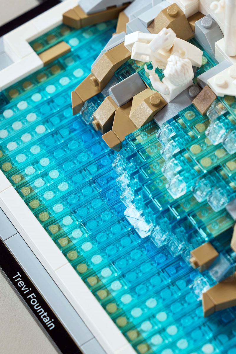 LEGO Trevi Fountain architecture model 1880 Pieces (British brand)