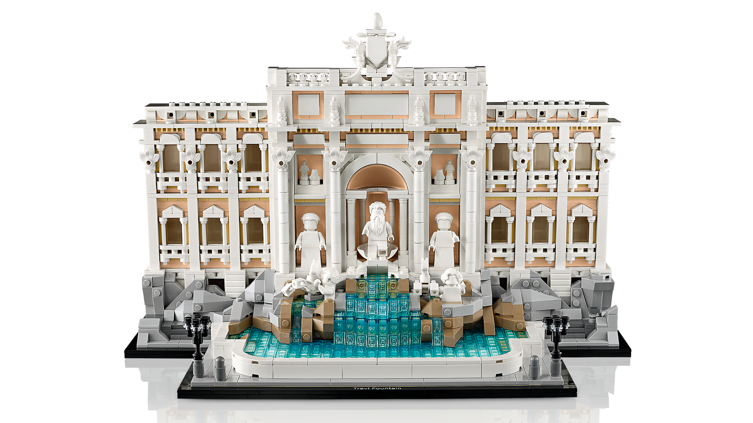LEGO Trevi Fountain architecture model 1880 Pieces (British brand)